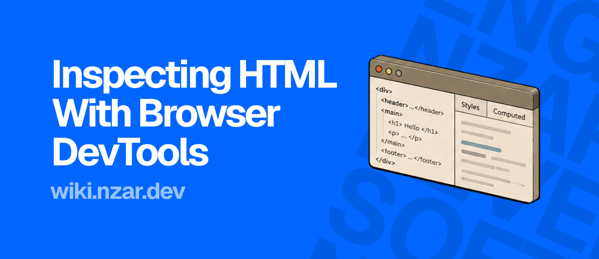 Inspecting HTML with Browser DevTools
Cover